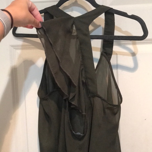 Olive green float top - Picture 3 of 5